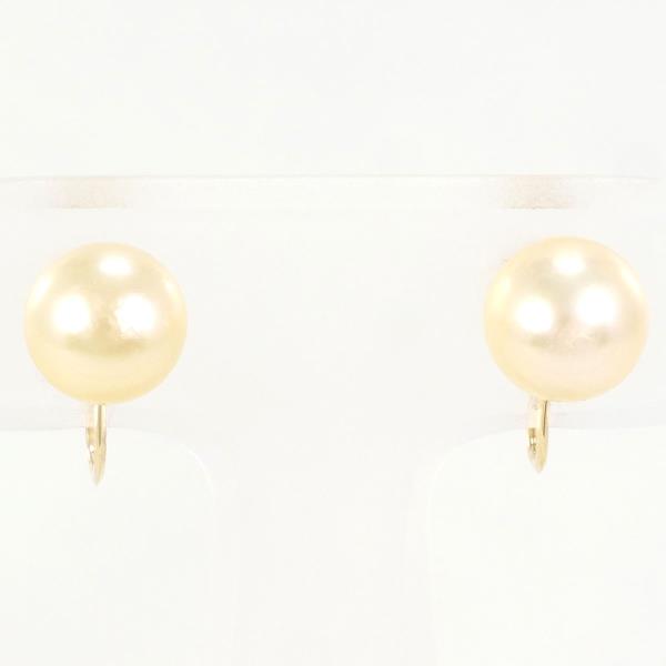 18K Yellow Gold Pearl Earrings for Women - Elegant Stud Earrings with Real Pearls - Perfect for Weddings, Parties & Special Occasions