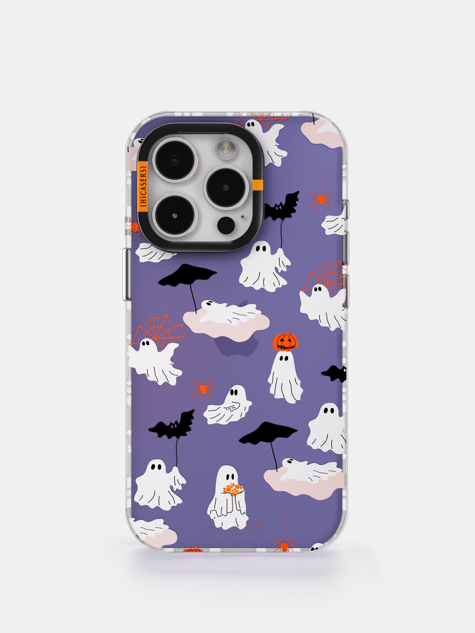 Ghost Party Iridescent Phone Case - Purple | Trendy Protective Cover for iPhone & Android | Perfect for Halloween, Cosplay & Themed Events