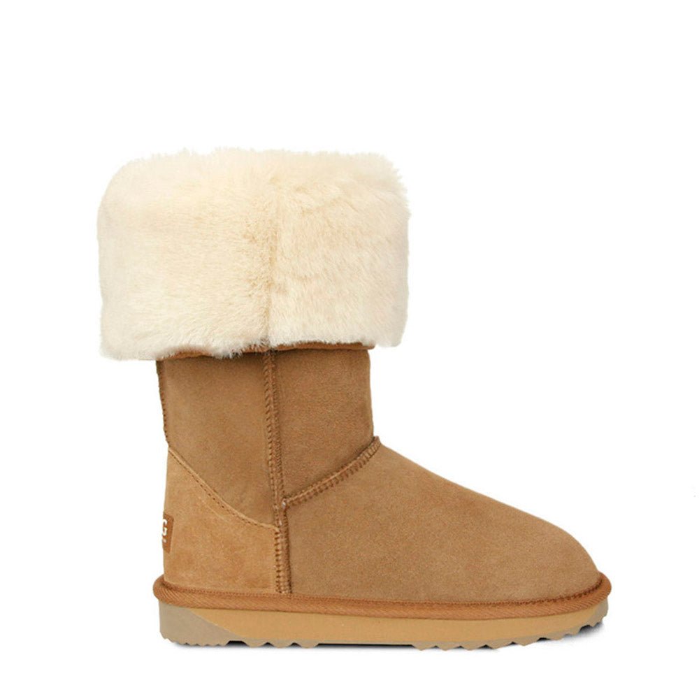 Premium UGG Classic Tall Women's Winter Boots - Warm & Cozy Sheepskin Boots for Cold Weather, Snow, and Casual Outfits