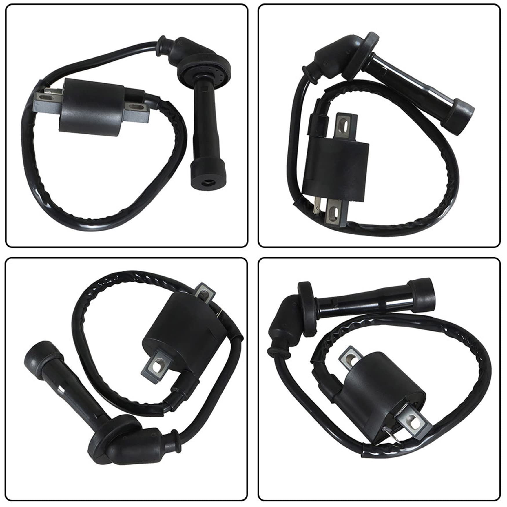 High-Performance Ignition Coil & Spark Plug CDI Kit - Compatible with Yamaha 660 YFM660 (2002-2003) 5KM-85540-00-00 - Perfect for ATV Off-Roading & Dirt Bike Maintenance