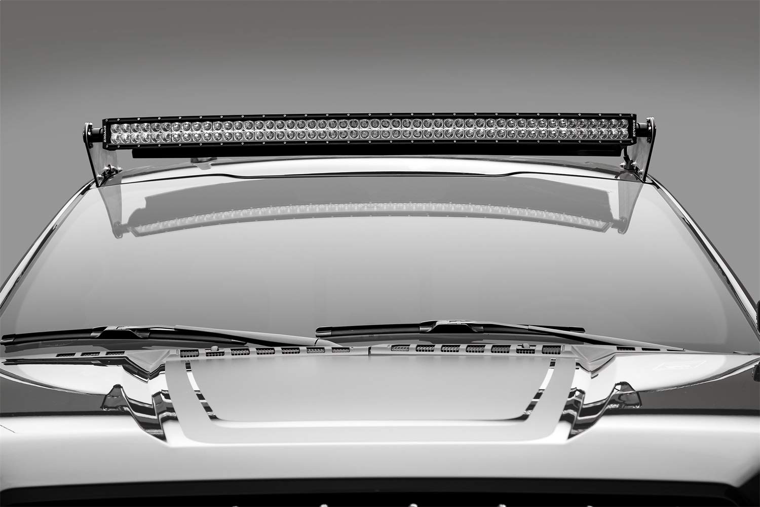 Ford F-150 2015-2020 Front Roof LED Light Bar Mounting Bracket - Fits 52 Inch Curved LED Bars (Light Bar Not Included) - Heavy Duty Off-Road Truck Accessory for Night Driving & Outdoor Adventures - PN #Z335162