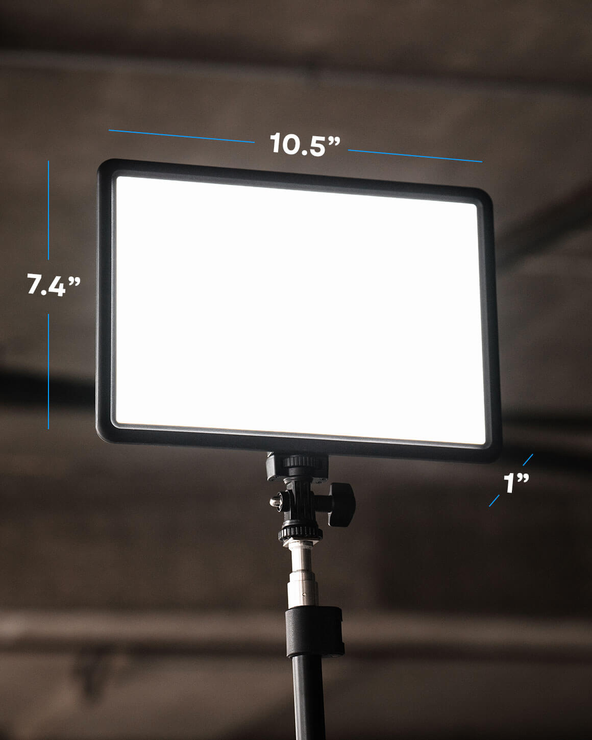 Lume Cube Studio Panel 3 Point Lighting Kit - Professional Edge-Lit LED Panel Lights with Adjustable Stands for Photography, Videography & YouTube Content Creation