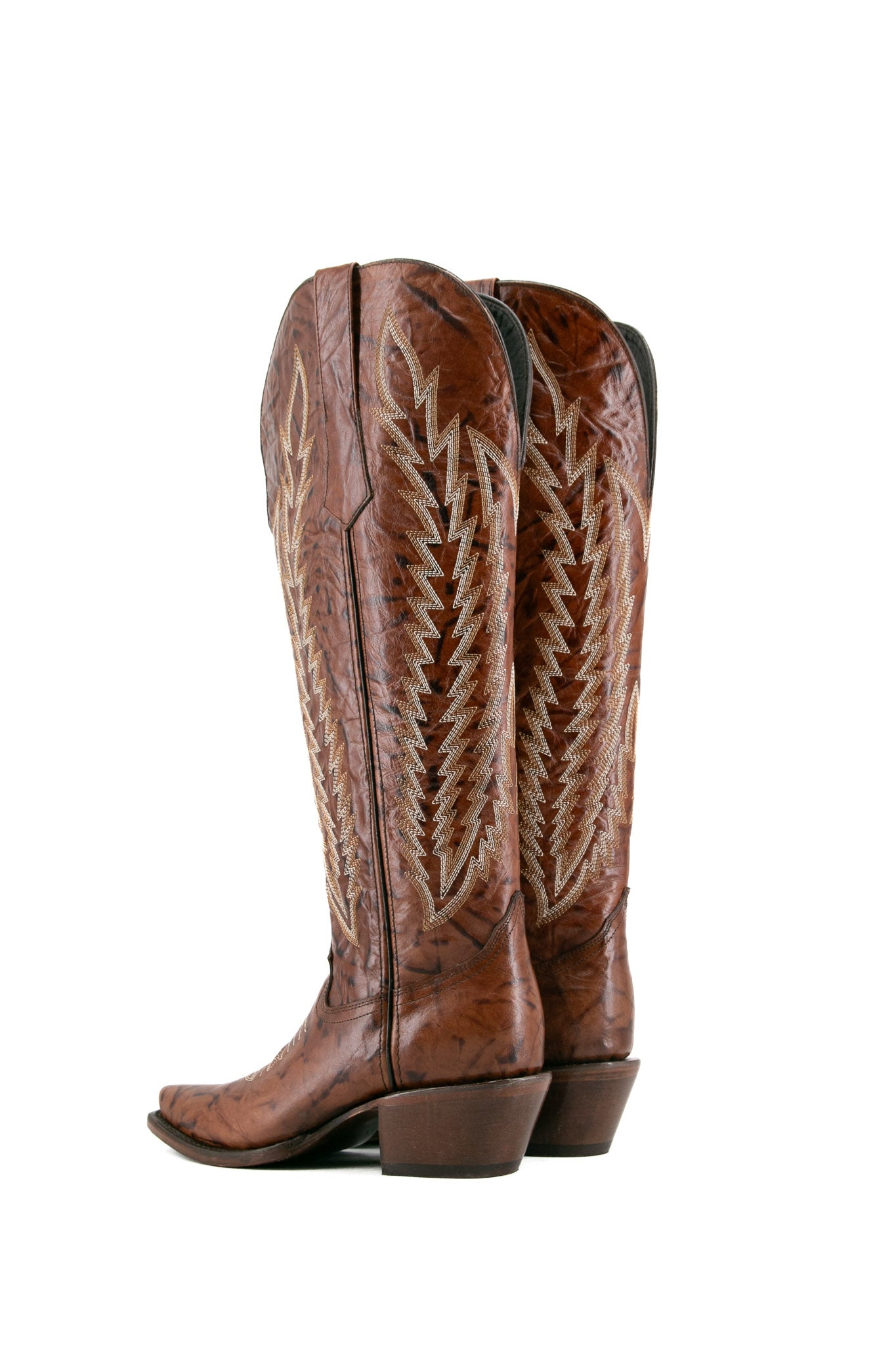Valentina Tall Wide Calf Snip Toe Cowgirl Boots for Women - Comfortable Western Riding Boots for Country Dancing & Outdoor Adventures