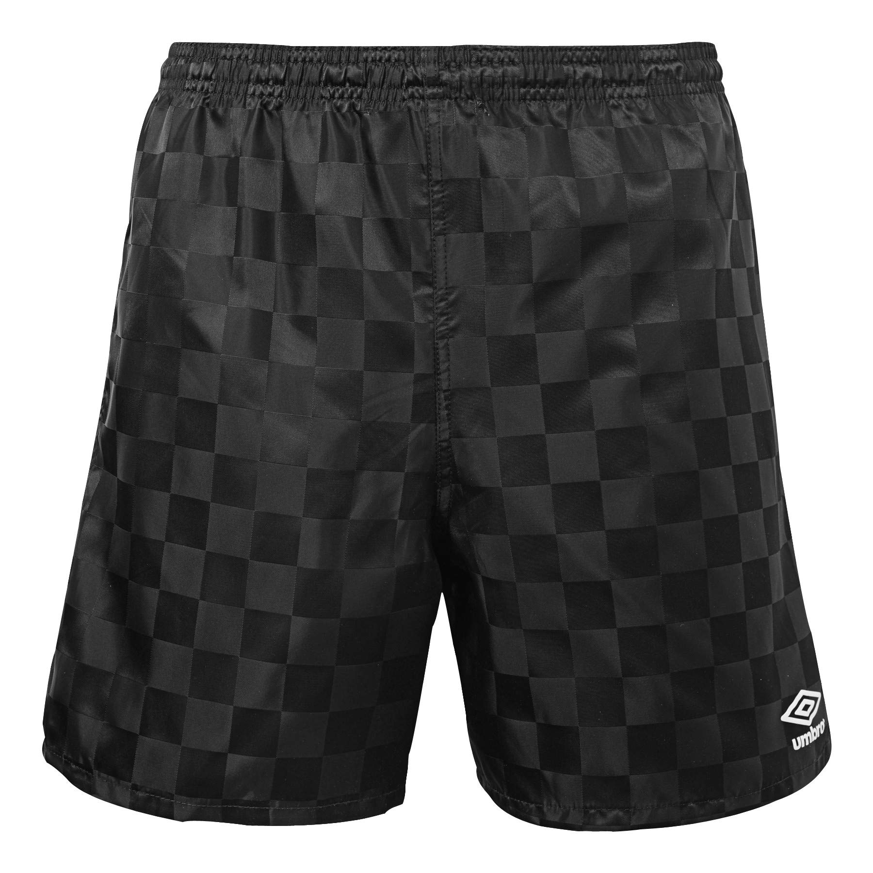 Umbro Men's Checkered Athletic Shorts - Breathable Quick-Dry Soccer Shorts for Running, Training & Casual Wear