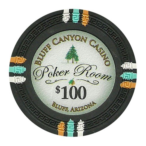 Premium 1000-Piece Bluff Canyon 14g Clay Poker Chips Set - Bulk Casino Style Poker Chips for Home Games, Tournaments & Poker Nights