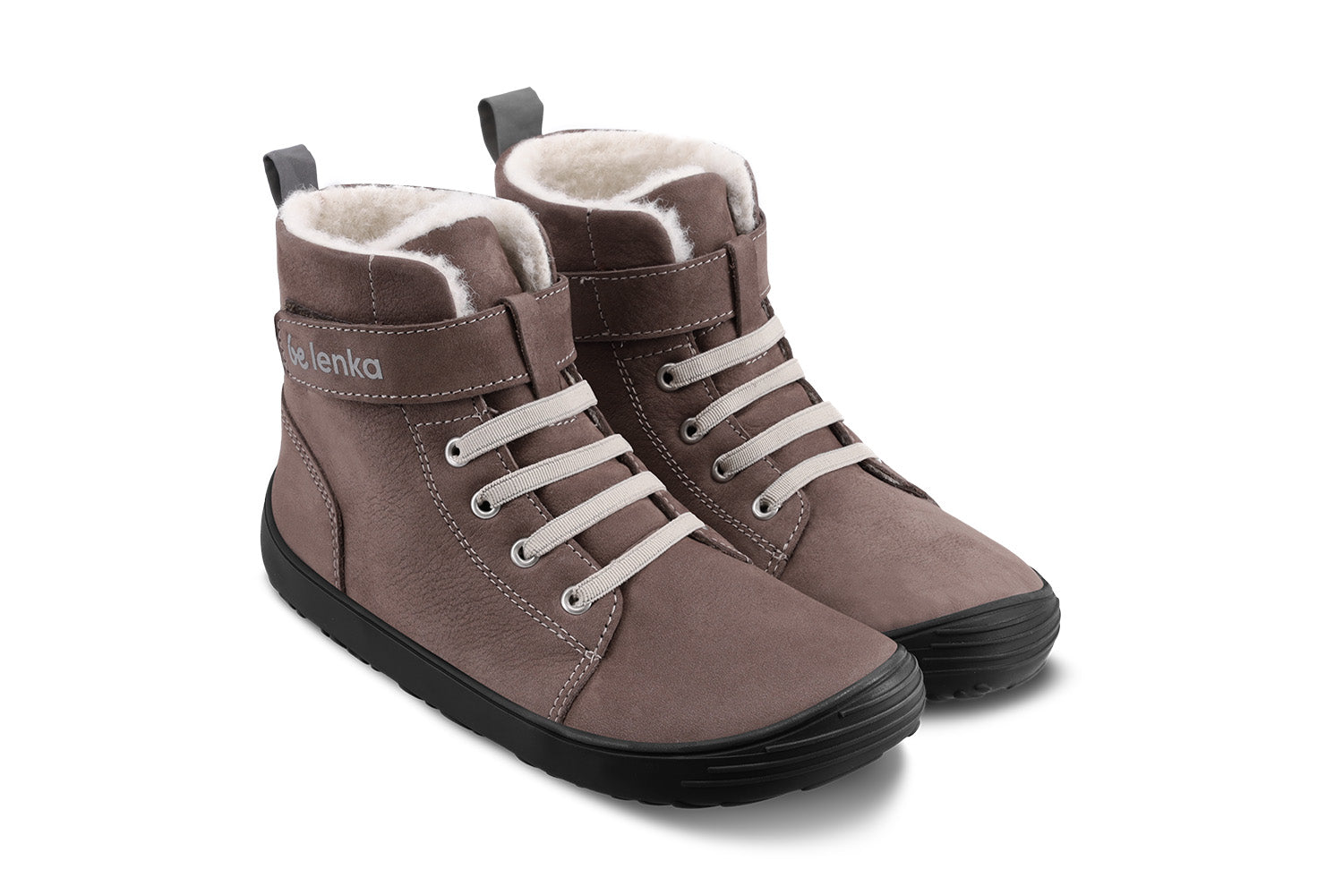Barefoot Shoes for Kids - Be Lenka Winter Boots in Chocolate Brown | Waterproof & Warm for Outdoor Play, Snow, and Winter Activities