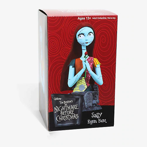 Diamond Select Toys The Nightmare Before Christmas Sally Resin Bust - Collectible Movie Character Statue for Home Decor & Disney Fans