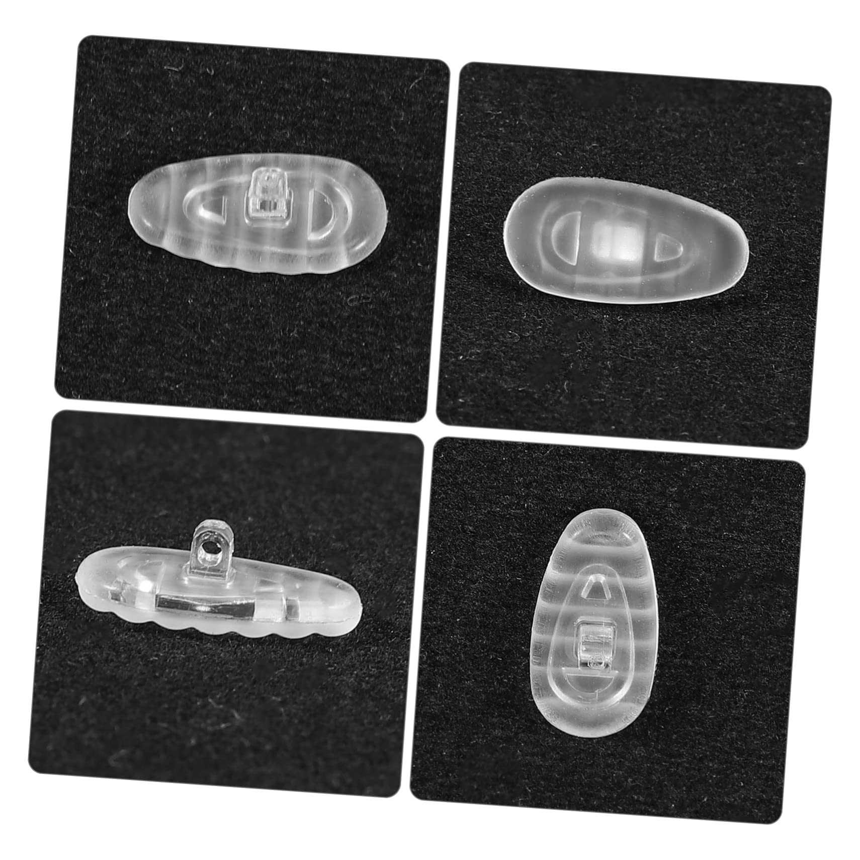 Beavorty 100 Pairs Silicone Nose Pads for Glasses, Replacement Nose Pads for Sunglasses & Eyeglasses, Anti-Slip Comfortable Eyewear Accessories - Perfect for Reading, Driving, and Outdoor Activities