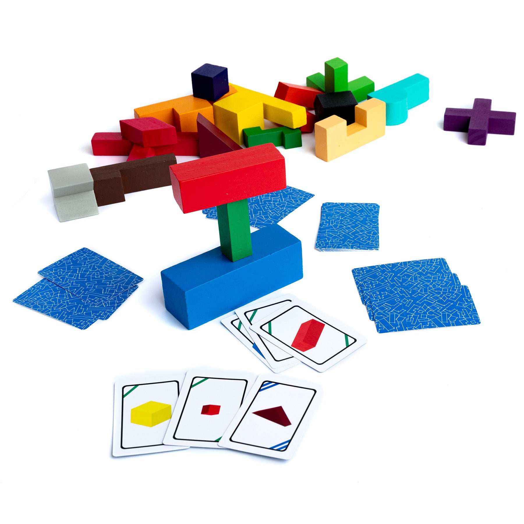 Continuum Games Build Up - Fun Tactical Block Stacking Game for Kids & Adults - Perfect for Family Game Nights & Party Entertainment