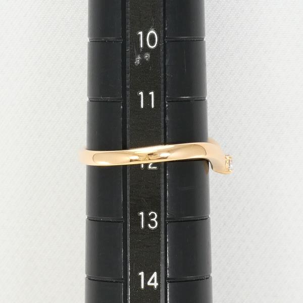 4℃ K10PG Diamond Ring for Women - Elegant 10K Rose Gold Plated Band with Sparkling Stones | Perfect for Engagement, Wedding, Anniversary & Special Occasions