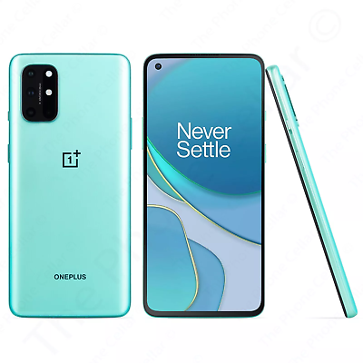 OnePlus 8T KB2001 5G Smartphone - 8GB RAM 128GB Storage, Dual SIM Unlocked, Green - Perfect for Gaming, Streaming & Business Use