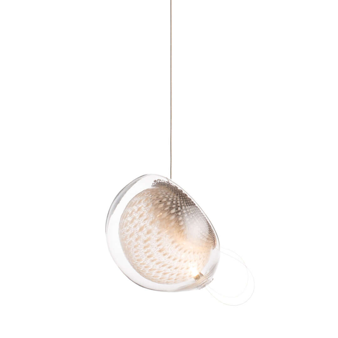 Modern Art Net Pendant Light - Handwoven Rattan Chandelier for Dining Room, Bedroom & Boho Home Decor | Perfect for Farmhouse, Living Room & Kitchen Lighting