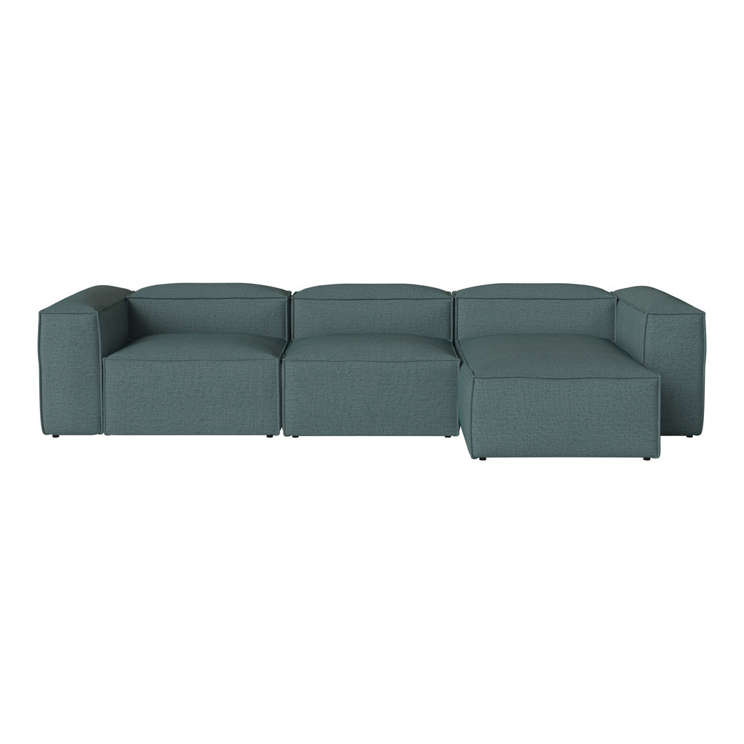 Cosima 3-Seater Sofa with Chaise Lounge - Modern L-Shaped Sectional Couch for Living Room, Apartment & Small Spaces - Soft Fabric Upholstery & Sturdy Frame - Perfect for Relaxing, Entertaining & Family Movie Nights