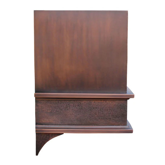 Custom Designer Copper Kitchen Hood - RHM Heritage Box Shape CT VH28SH | Elegant Range Hood for Modern & Traditional Kitchens | Perfect for Home Chefs & Stylish Kitchens
