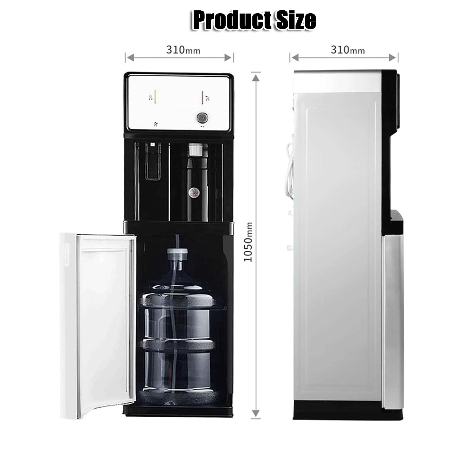 Hot and Cold Water Dispenser for Office - Instant Hot & Chilled Water for Tea, Coffee & More | Energy Efficient Countertop Appliance for Break Rooms & Workspaces