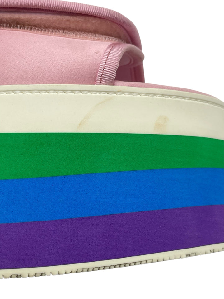 Gucci x Adidas Women's Platform Sandals Size 36.5 (US 6.5) - Fashionable Summer Shoes for Casual Outings & Beach Vacations