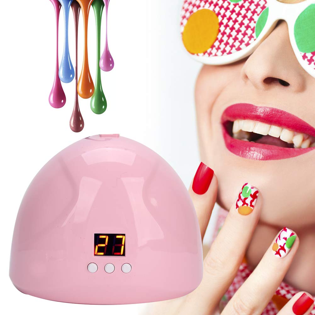 Professional 36W UV LED Nail Dryer with Timer - Portable Manicure Lamp for Fast Gel Polish Curing | Perfect for Home Salons, DIY Nail Art & Gel Manicures | Great for Travel, Bridal Parties & Nail Techs