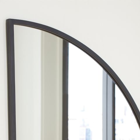 Denlow Black Accent Mirror - Elegant Wall Decor for Living Room, Bedroom & Entryway | Modern Home Decor for Stylish Interiors