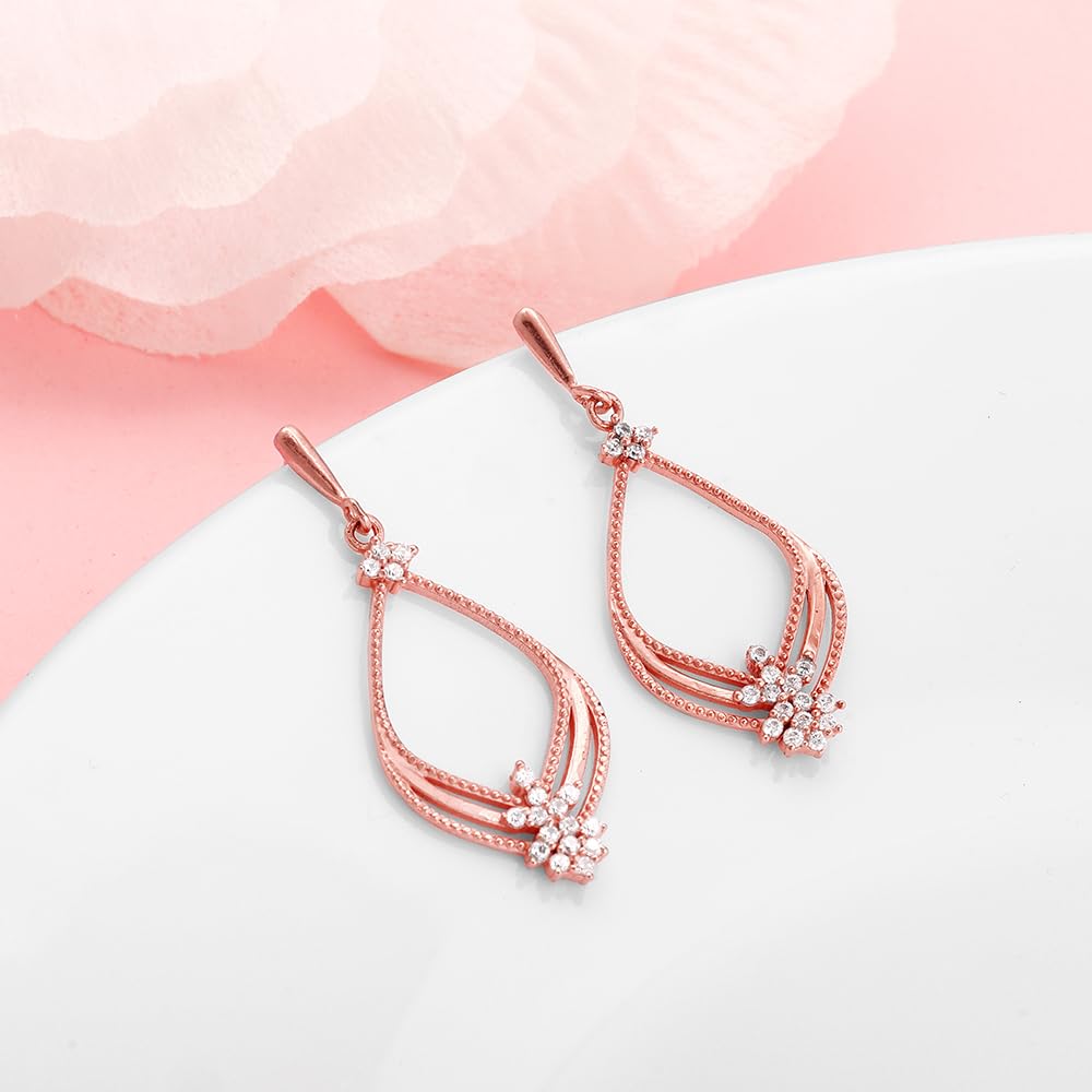 GIVA 925 Sterling Silver Jewelry Set for Women & Girls | Elegant Wedding, Christmas & Birthday Gifts | 6 Months Warranty with Free Lifetime Plating | Perfect for Anniversaries, Parties & Special Occasions