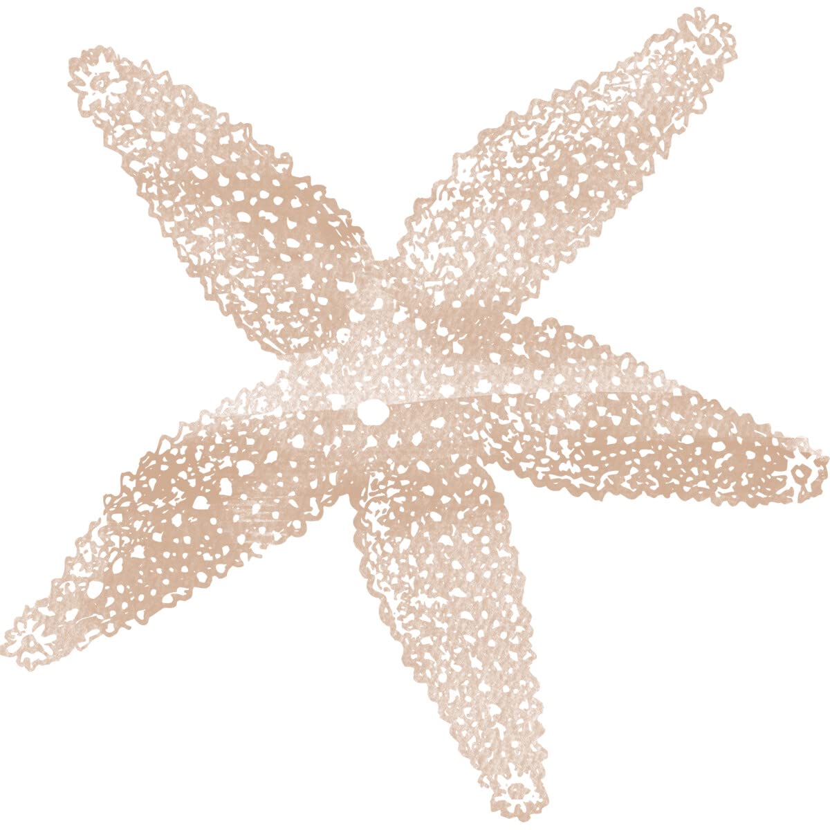 ZenandChic Watercolor Starfish Unisex Sweatshirt | Soft Cotton Pullover | Beach Vacation & Casual Wear