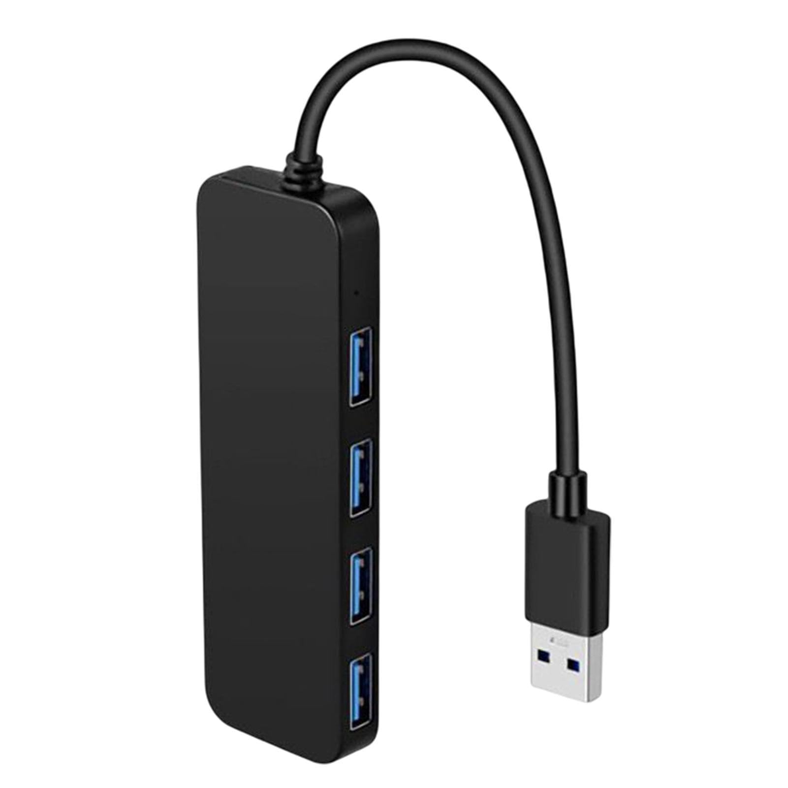 Multi-Port USB Hub Adapter - 4-in-1 USB Splitter & Extender for Laptop/PC | High-Speed Data Transfer for Flash Drives, Keyboard, Mouse | Perfect for Home Office, Gaming & Remote Work Setup