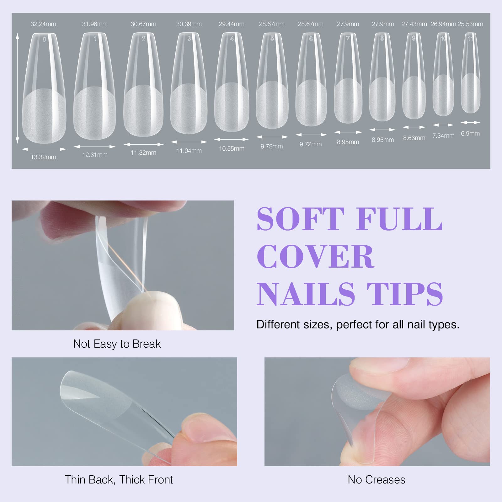 SAVILAND Gels X Nail Kit - 500Pcs Long Coffin Nail Tips with 0.5oz Super Strong Nail Glue & Upgraded LED Nail Lamp | Professional Acrylic Nail Extension Set for Home Salon, DIY Nail Art & Manicure | Complete Starter Kit for Beginners & Professionals