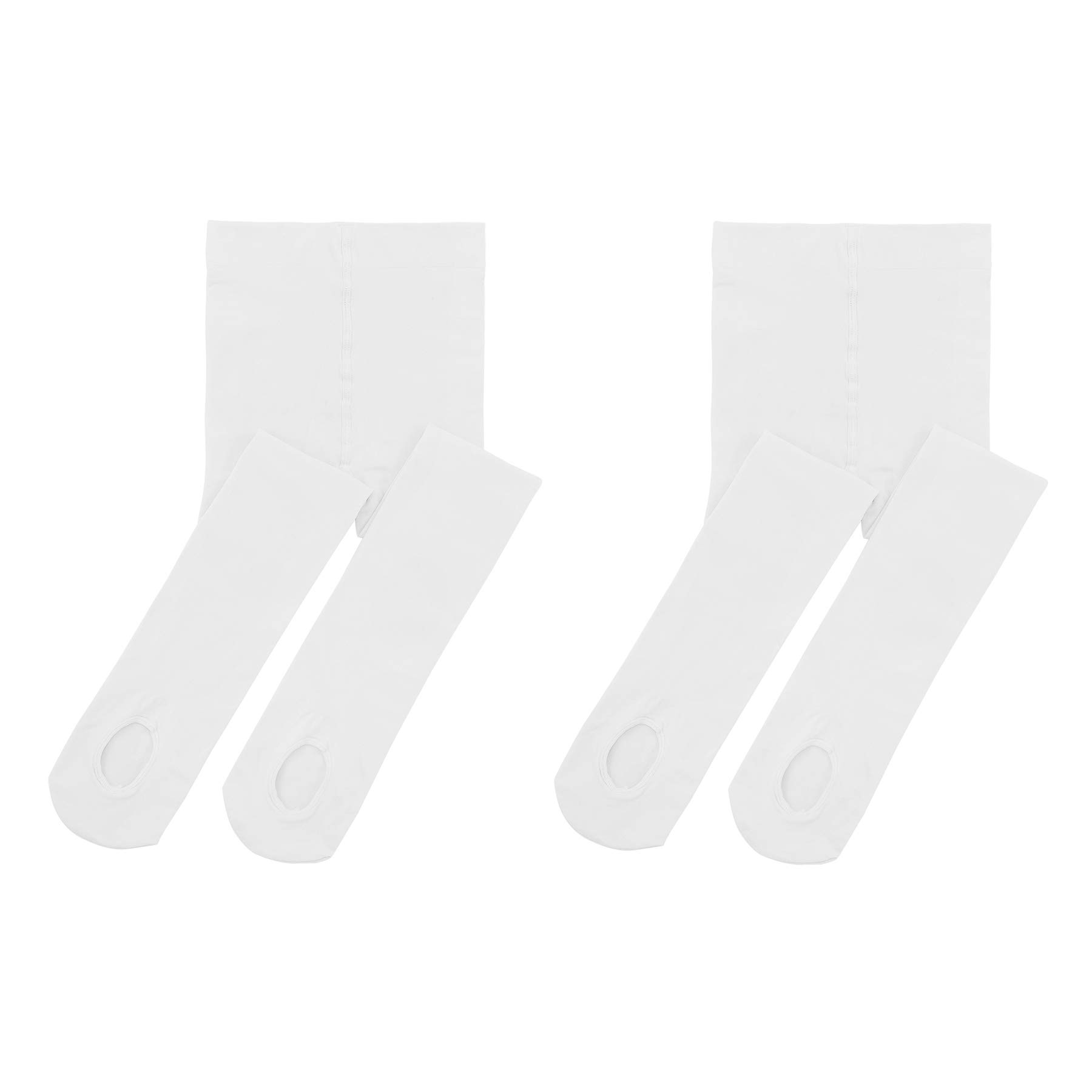 Zando Girls Ballet Dance Tights - Ultra Soft Convertible Dance Tights for Kids & Students | Perfect for Ballet Class, Recitals & Dance Practice