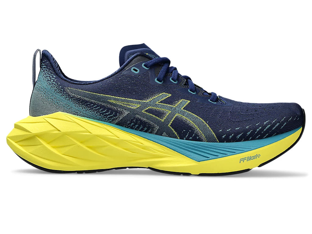 ASICS Men's NOVABLAST 4 Running Shoes - Blue Expanse/Blue Teal | Lightweight Cushioned Sneakers for Road Running, Jogging & Gym Workouts