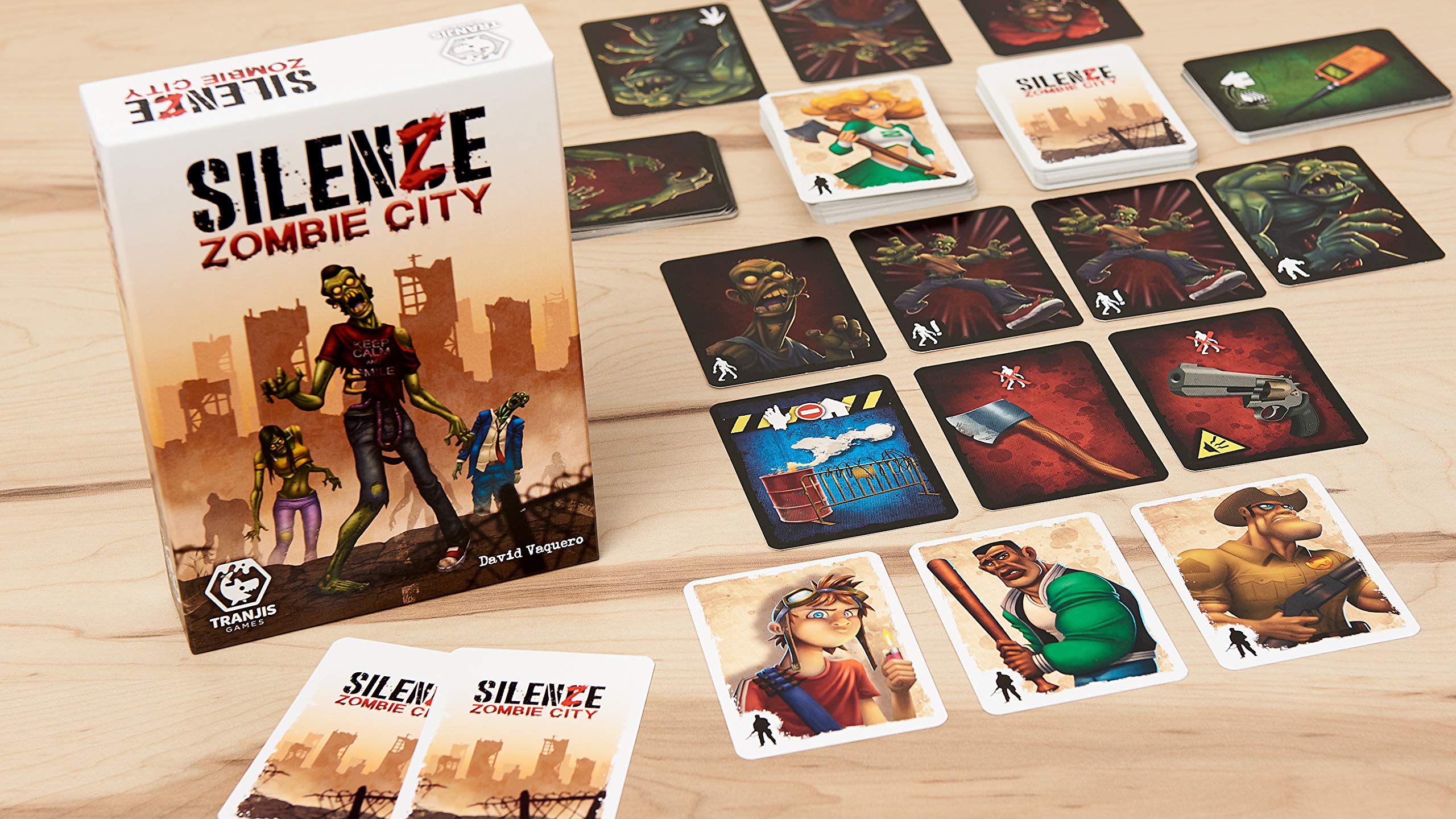 Tranjis Games SilenZe Zombie City Board Game (TRG-018zom) - Horror Survival Adventure