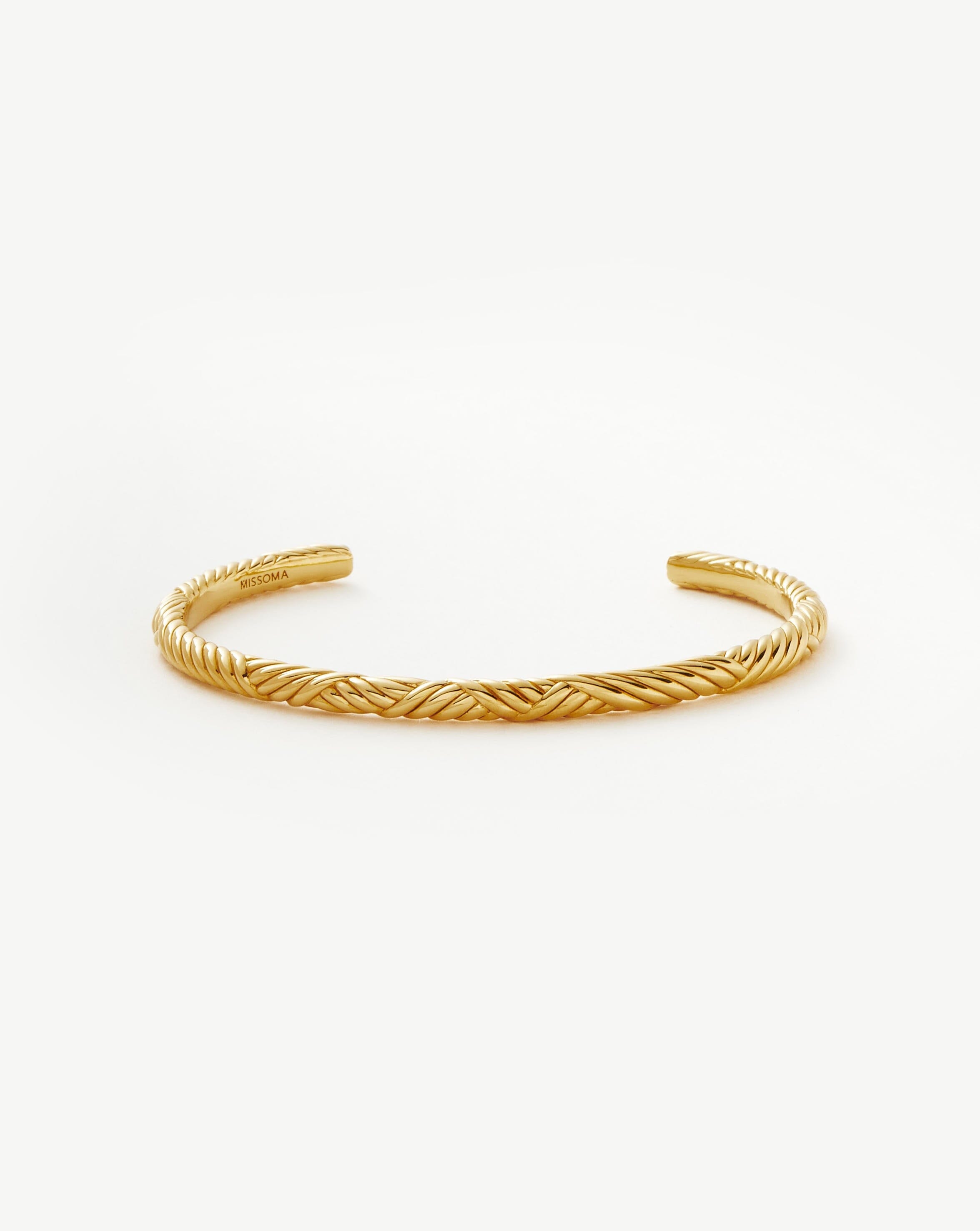 Wavy Ridge Gemelli Cuff Bracelet for Women - Elegant Gold Plated Adjustable Bangle - Perfect for Parties, Weddings & Everyday Wear