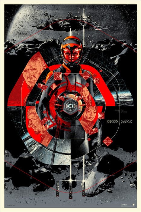 Ender's Game Movie Poster by Martin Ansin - Sci-Fi Wall Art for Home Theater & Gaming Room Decor