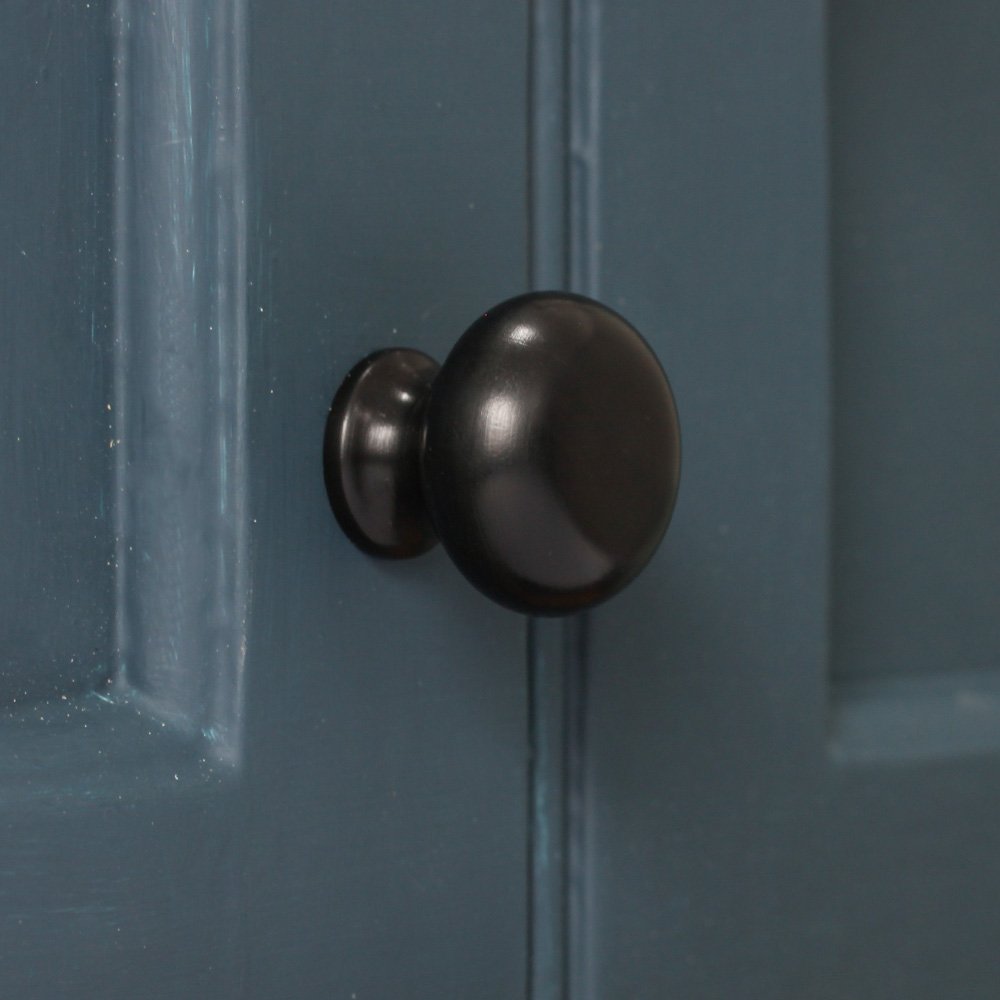 Solid Ebony Wood Cabinet Knobs - Handcrafted Durable Drawer Pulls for Kitchen, Bathroom & Furniture - Perfect for Home Decor & DIY Upgrades