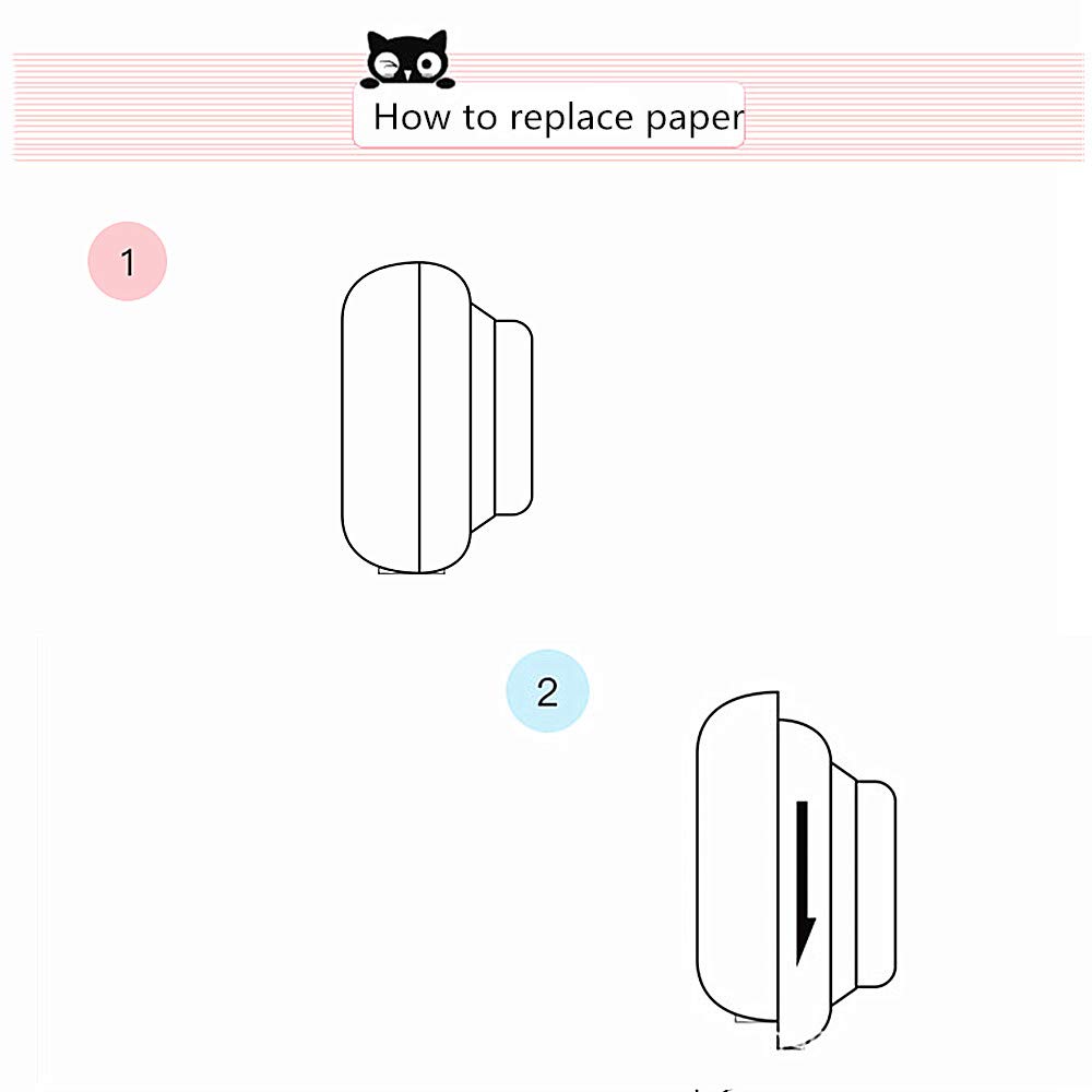 Paperang P1 Thermal Paper 6 Rolls - Mini Printer Paper for Film Photos & Receipts