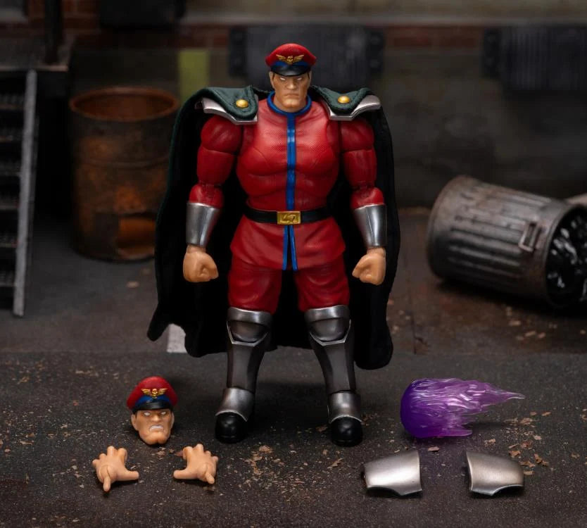 Ultra Street Fighter II: The Final Challengers M. Bison Action Figure - Collectible Video Game Character Toy for Fighting Game Fans - Perfect for Display, Gifts, and Gaming Room Decor
