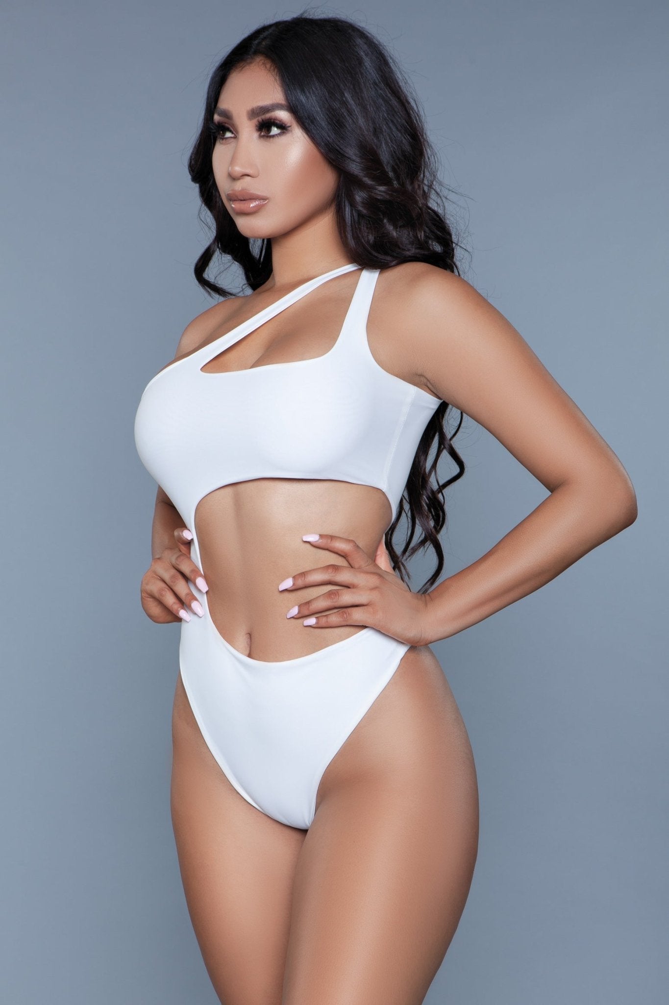 BeWicked Women's Quinn Retro 1976 High Waist Bikini Swimsuit - Vintage Style Bathing Suit for Pool, Beach & Summer Vacations