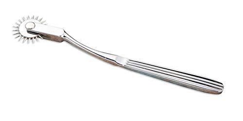 HiiBaby Erotic Stainless Steel Wartenburg Pinwheel - BDSM Sensory Toy for Couples, Fetish Neurowheel Stimulator, Adult Bondage Game Accessory - Perfect for Sensual Massage and Kink Play