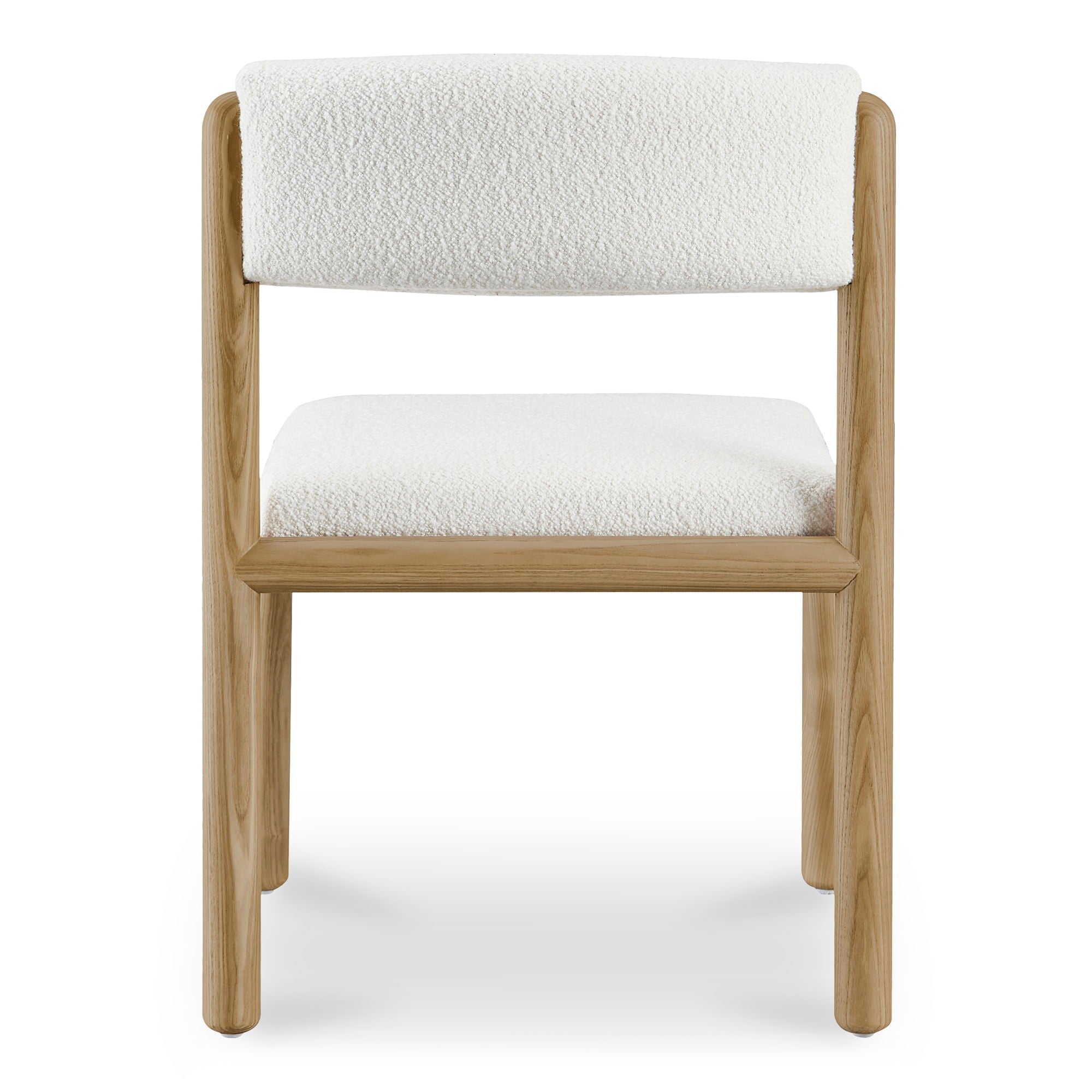 April Modern Dining Chairs (Set of 2) - White Wooden Kitchen Chairs for Dining Room, Breakfast Nook & Small Spaces - Comfortable & Stylish Home Furniture