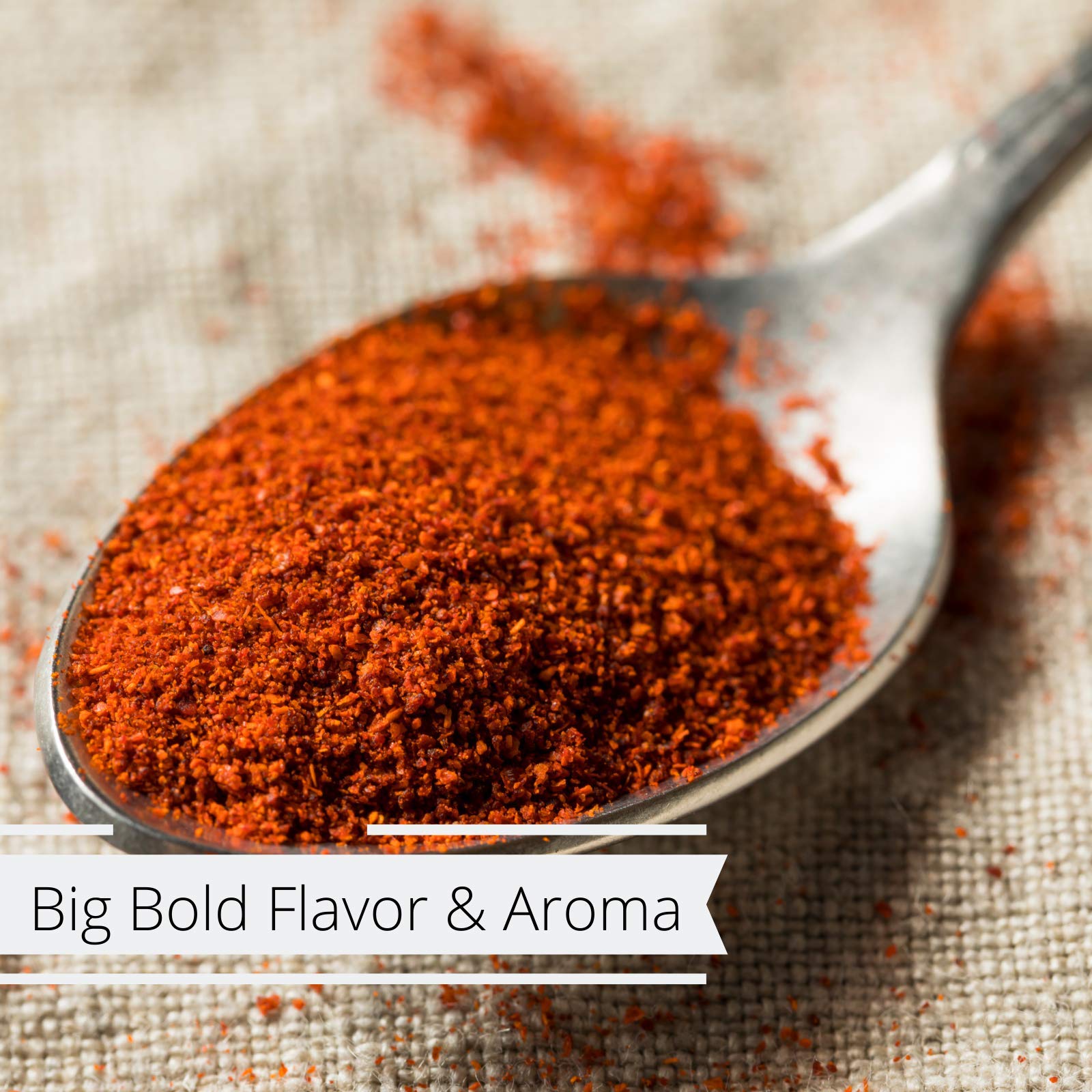 Premium Gourmet Smoked Paprika Powder - 32oz Bulk Spice in Reusable Jumbo Container - All-Natural Seasoning for BBQ, Grilling & Cooking - Rich Flavor & Aroma for Meats, Soups & Rubs
