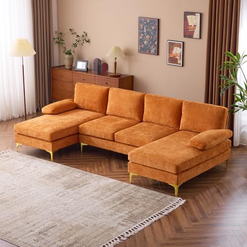 Chenille-burnt Orange