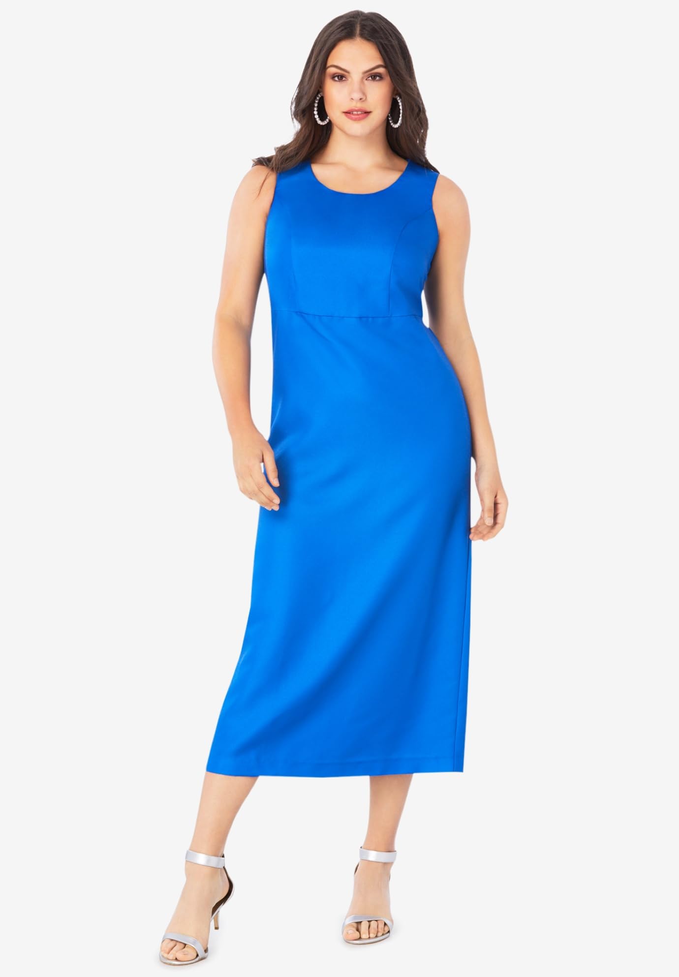 Roaman's Women's Plus Size Pleated Suit Jacket Dress - Elegant Office Wear & Formal Attire for Business Meetings, Weddings & Special Occasions