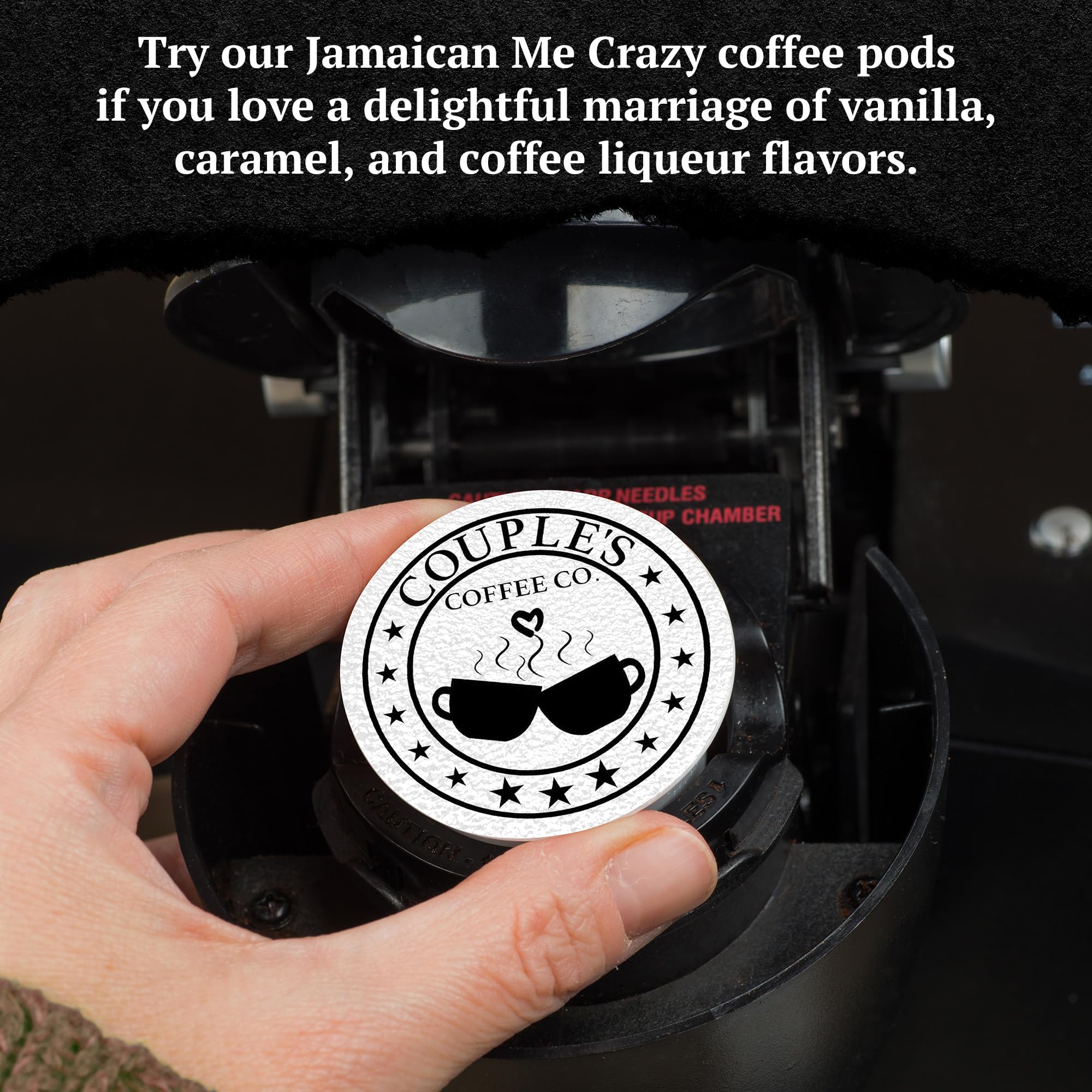 Premium Arabica Coffee Pods - Medium Dark Roast K-Cups (24 Count) for Keurig Brewers | Perfect for Home & Office