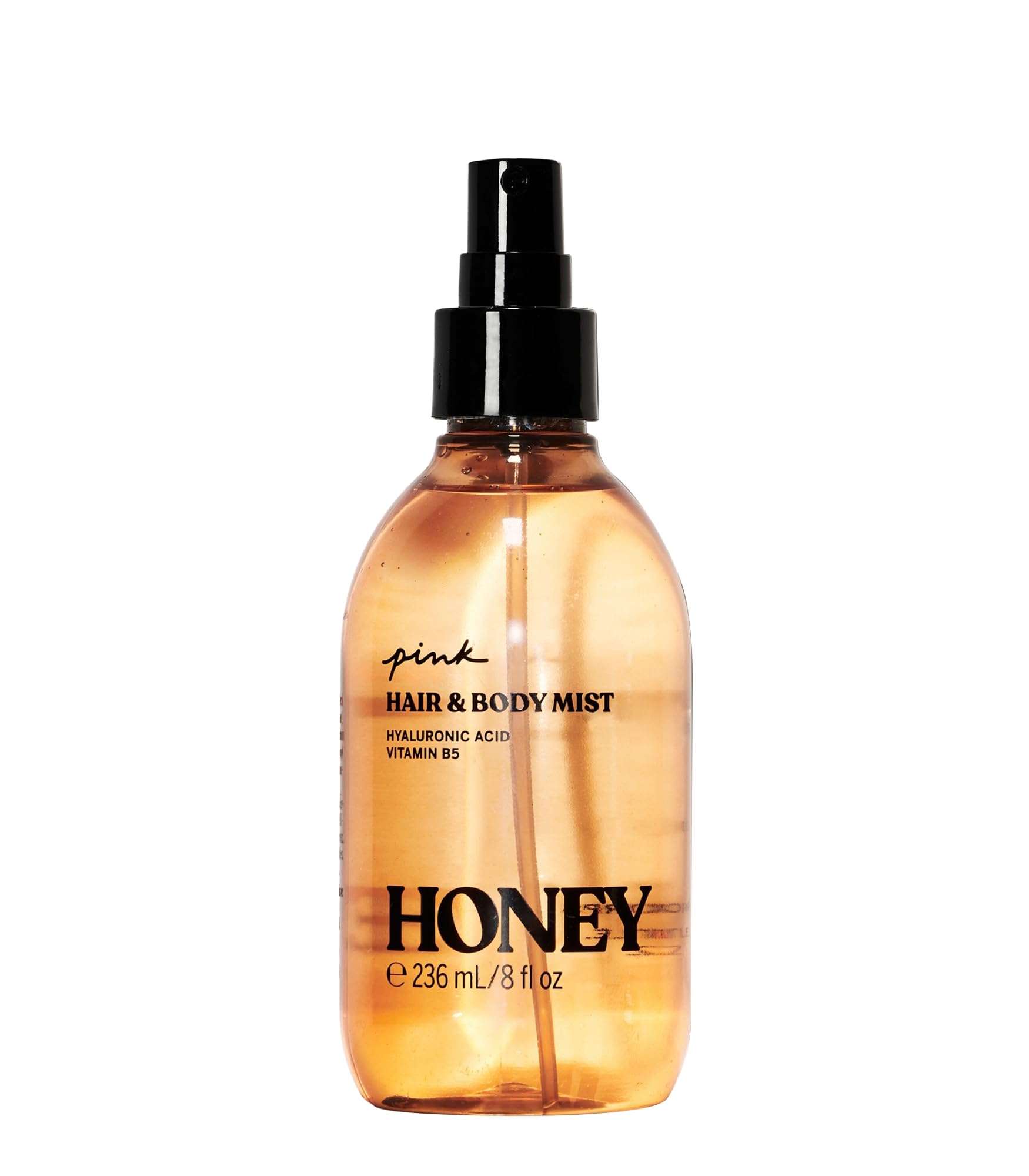 Victoria's Secret PINK Honey Hair & Body Mist for Women - 8 oz Floral Vanilla Perfume Spray | Lightweight Daily Fragrance for Work, Date Night & Special Occasions