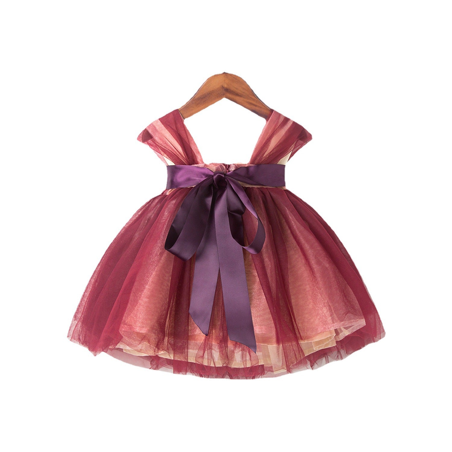 Flower Girl Dress for Baby Girls | Red Pageant Princess Party Dress | Perfect for Birthday Celebrations, Weddings & Special Occasions
