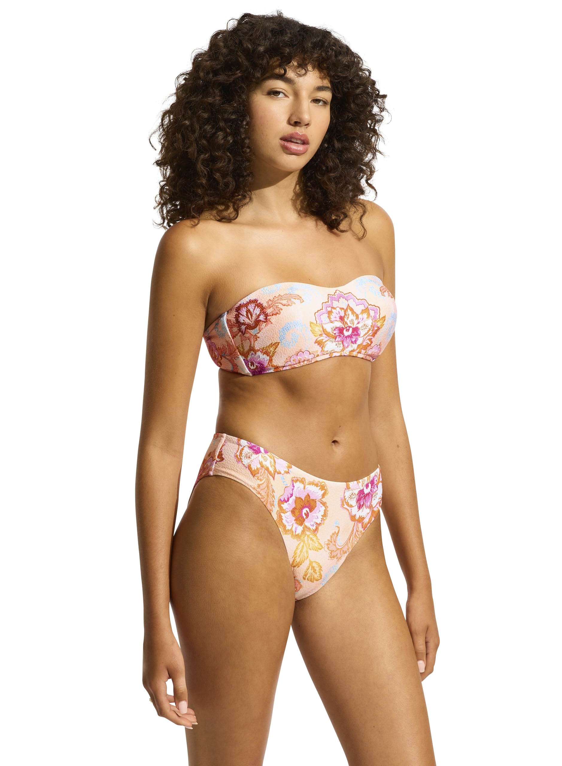 Seafolly Women's Mid-Rise Hipster Swimsuit - Comfortable & Stylish Bathing Suit for Beach, Pool & Vacation | Perfect for Swimming, Sunbathing & Summer Activities
