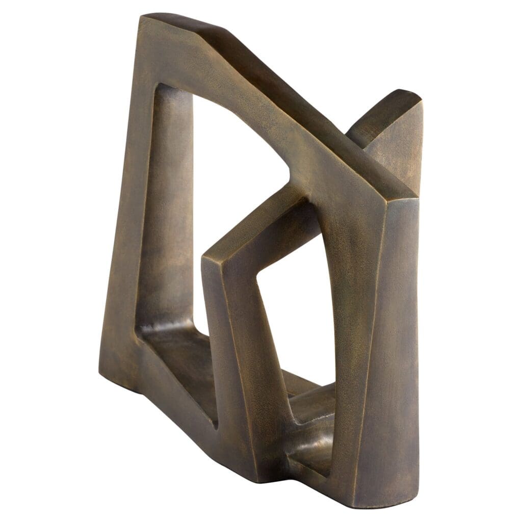 Cyan Design 11651 Conundrum Sculpture - Textured Bronze Finish Home Decor for Living Room, Bedroom, or Office