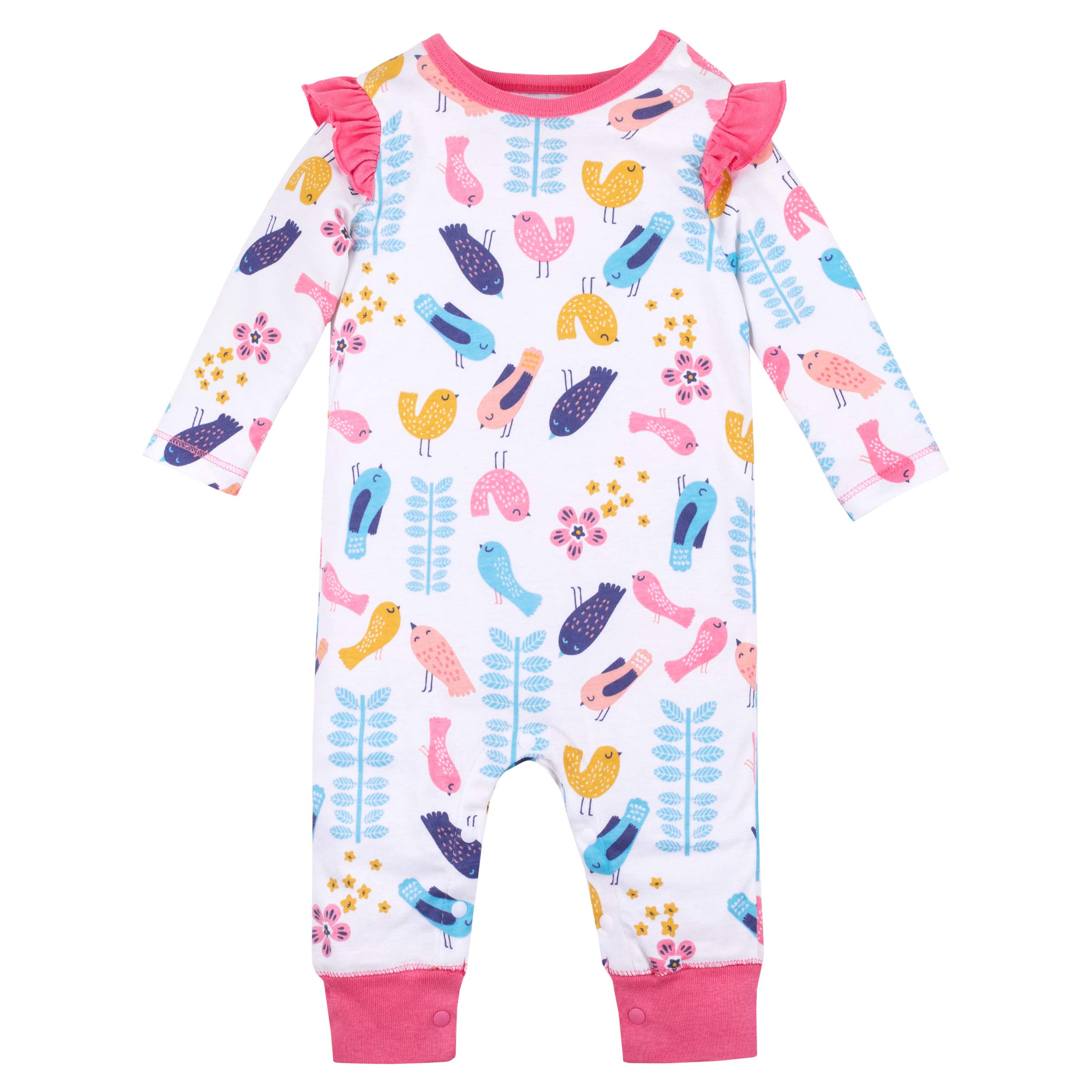 Organic Baby Rompers for Boys & Girls - Lamaze Unisex One-Piece Coverall - Soft & Comfortable for Playtime, Daycare & Family Outings