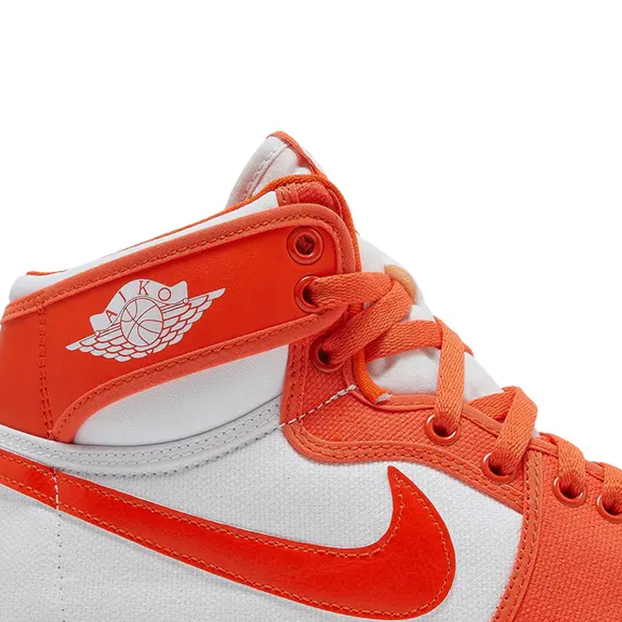 Air Jordan 1 Retro AJKO 'Syracuse' White Orange Basketball Shoes (2022) - Classic Sneakers for Men's Streetwear & Casual Outfits