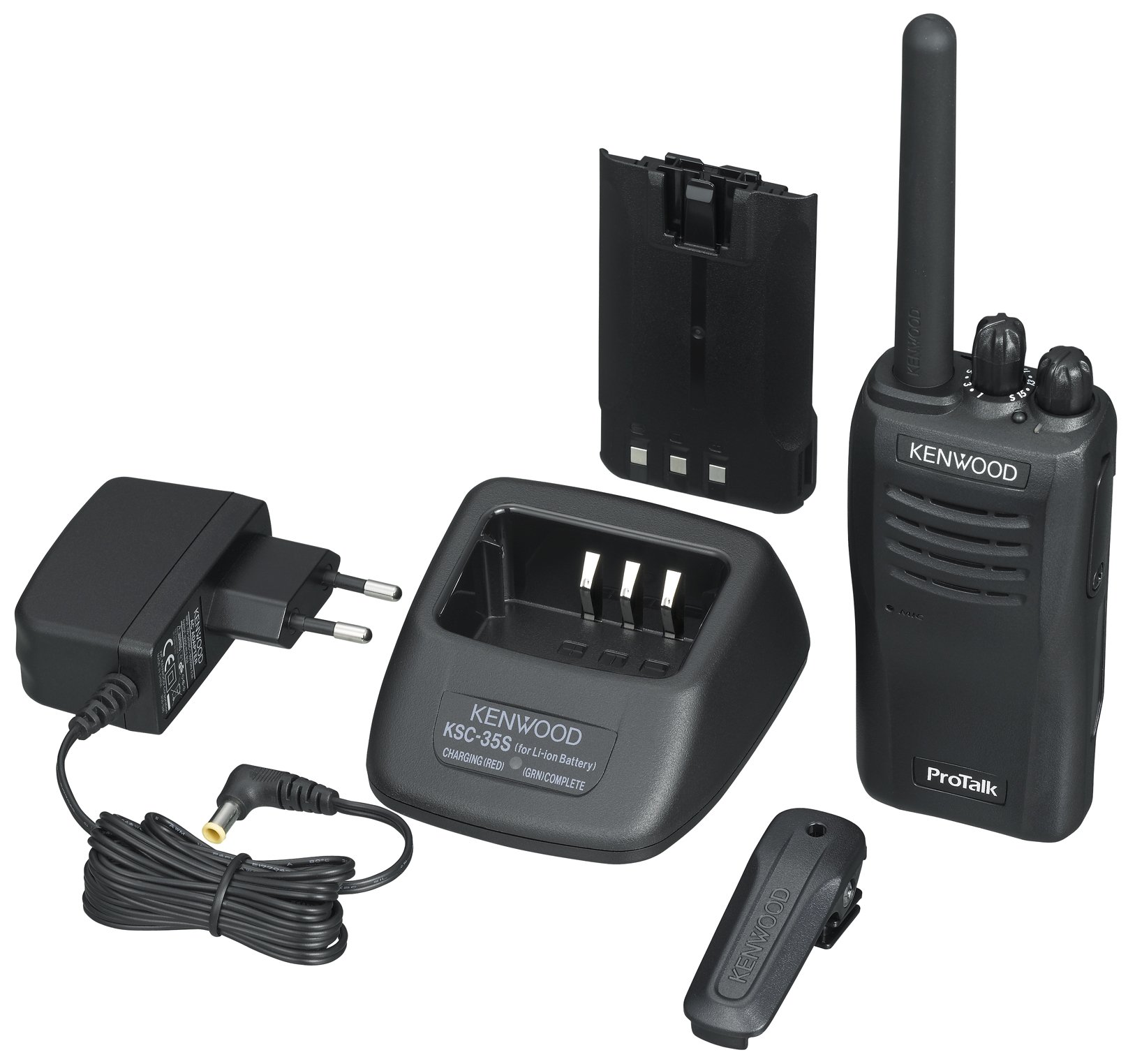 Kenwood TK-3501E Two-Way Radio - Compact Walkie Talkie (54x25.5x117mm) for Outdoor Adventures, Construction Sites & Emergency Communication
