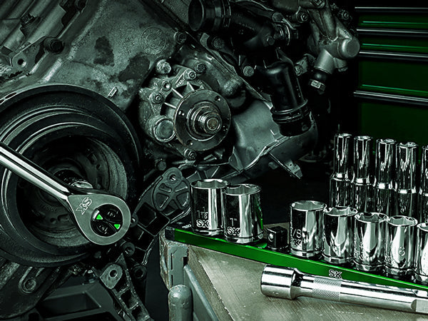 1/2 Inch Drive 11-Piece 6-Point Metric & Standard Chrome Socket Set - Perfect for Automotive Repair, DIY Projects, and Professional Mechanics