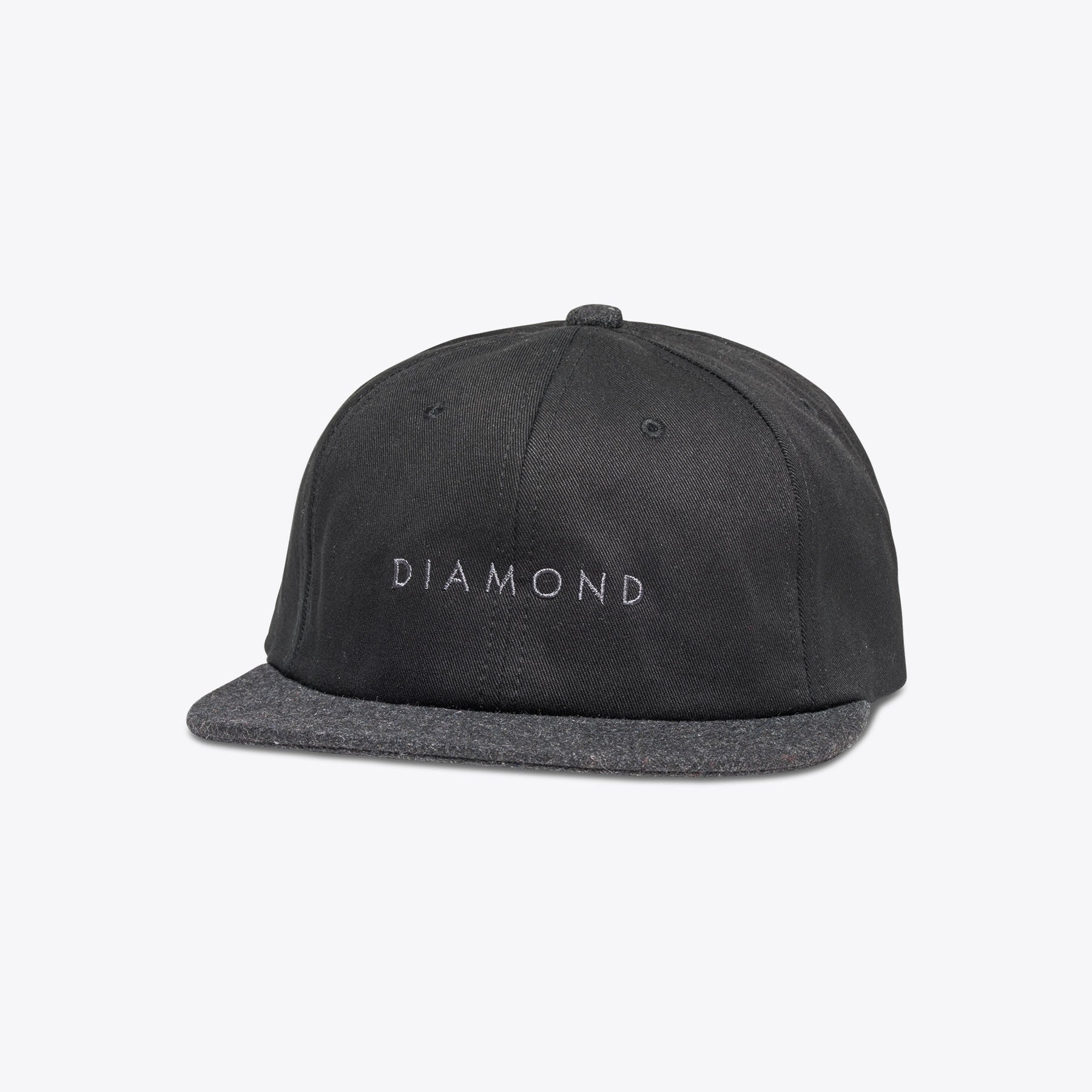 Premium Diamond Leeway Snapback Hat - Black | Stylish Adjustable Baseball Cap for Men & Women | Perfect for Casual Wear, Sports & Outdoor Activities